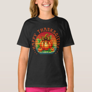 Frohes Erntedankfest Kürbis Herbst Saison Herbst T-Shirt