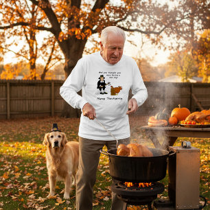 Frohes Erntedankfest Schlimmer Tag Truthahn T-Shirt