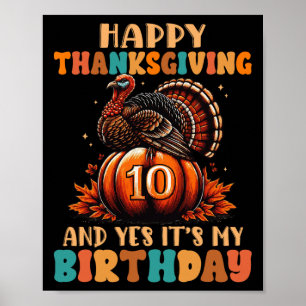Frohes Erntedankfest Und Ja Es Ist Mein 10. Geburt Poster
