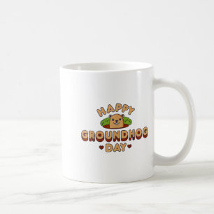 Frohes Groundhog Day Männer Frauen Jungen Mädchen  Kaffeetasse