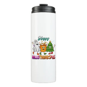 Frohes Hallodankfest Thermosbecher