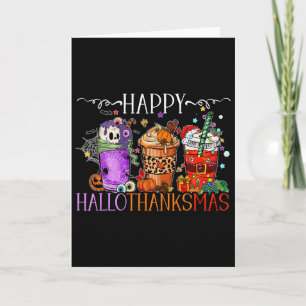 Frohes Hallothanksmas Halloween Erntedankfest Chri Karte