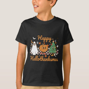 Frohes Hallothanksmas Halloween Erntedankfest Weih T-Shirt