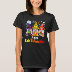 Frohes Hallothanksmas Meine Gnome Süße Gnome Famil T-Shirt