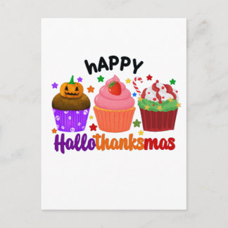frohes Hallothanksmas Postkarte