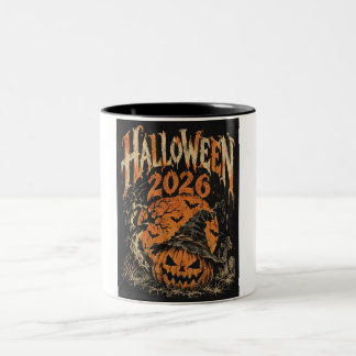 Frohes Halloween 2026 Zweifarbige Tasse