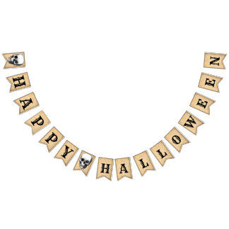 Frohes Halloween-Banner Wimpelkette