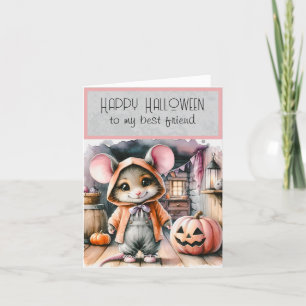 Frohes Halloween Bester Freund Feiertagskarte