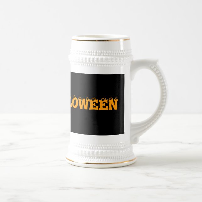 FROHES HALLOWEEN BIERGLAS (Rechts)