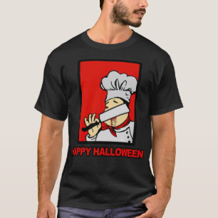 Frohes Halloween Chef Koch Geschenkidee Bau e T-Shirt