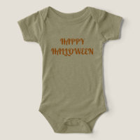 Frohes Halloween Damen Orange Schwarz