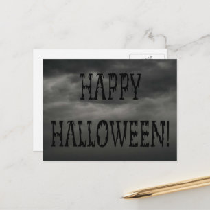 Frohes Halloween Deadworld Text Postkarte