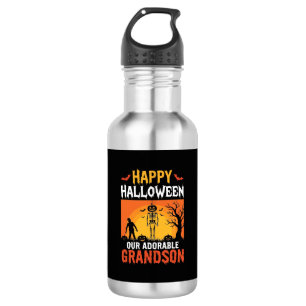 Frohes Halloween Enkel Skelett Kürbis Edelstahlflasche