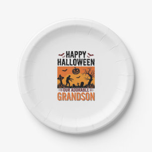 Frohes Halloween Enkel Vintage Gruseliges Shirt De Pappteller