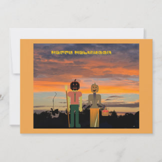 Frohes Halloween Feiertagskarte