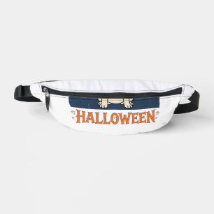 Frohes Halloween Französische Bulldogge Hexe Spinn Bauchtasche
