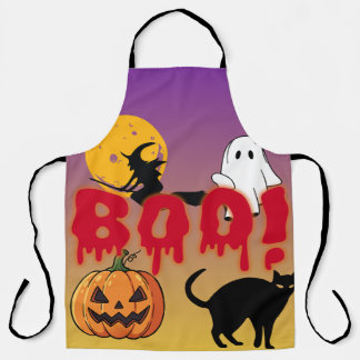 Frohes Halloween-Gespensterschreck Schürze