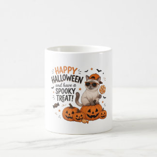 Frohes Halloween Gruseliger Kürbisspaß Kaffeetasse