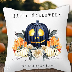 Frohes Halloween Gruseliger Samhain Kürbisse Krist Kissen