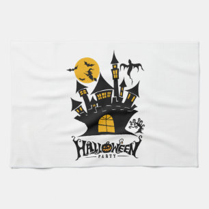frohes Halloween, Halloween-Party, lustiges Hallow Geschirrtuch