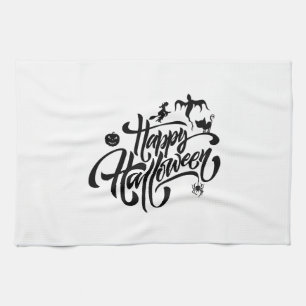 frohes Halloween, Halloween-Party, lustiges Hallow Geschirrtuch