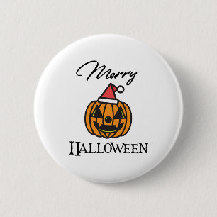 Frohes Halloween, Halloween Weihnachten, Humor Hal Button