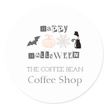 Frohes Halloween, Herbst-Café-Geschäft