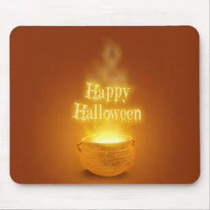 Frohes Halloween Hexenkessel Mousepad