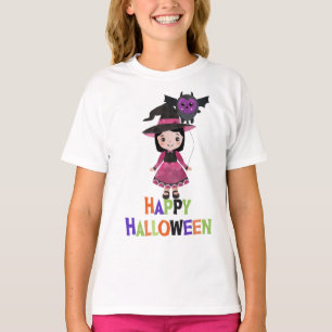 Frohes Halloween Kleine Hexe T-Shirt
