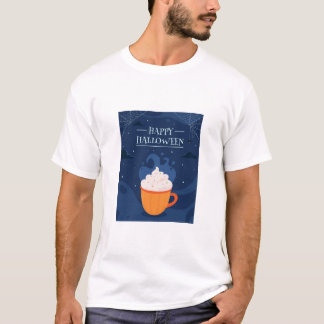 Frohes Halloween Kürbis-Gewürz-Kaffeetasse Spuky T-Shirt