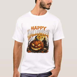 frohes Halloween-Kürbis-Grusel-Shirt T-Shirt