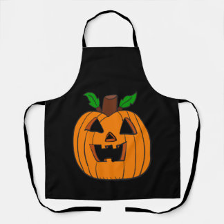Frohes Halloween Kürbis Schürze