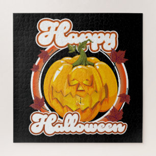 Frohes Halloween-Logo Puzzle