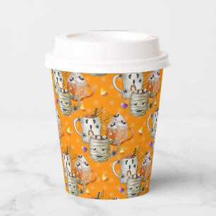 Frohes Halloween-Mummy-Tassen Pappbecher