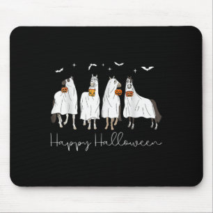 Frohes Halloween Pferd Geist 2025 Mousepad