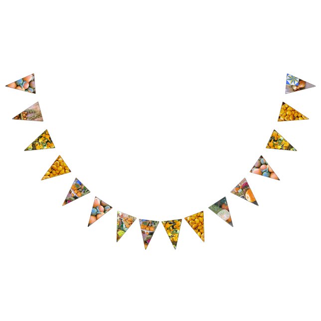 Frohes Halloween Pumpkins und Gourds Flag Banner (Alle)