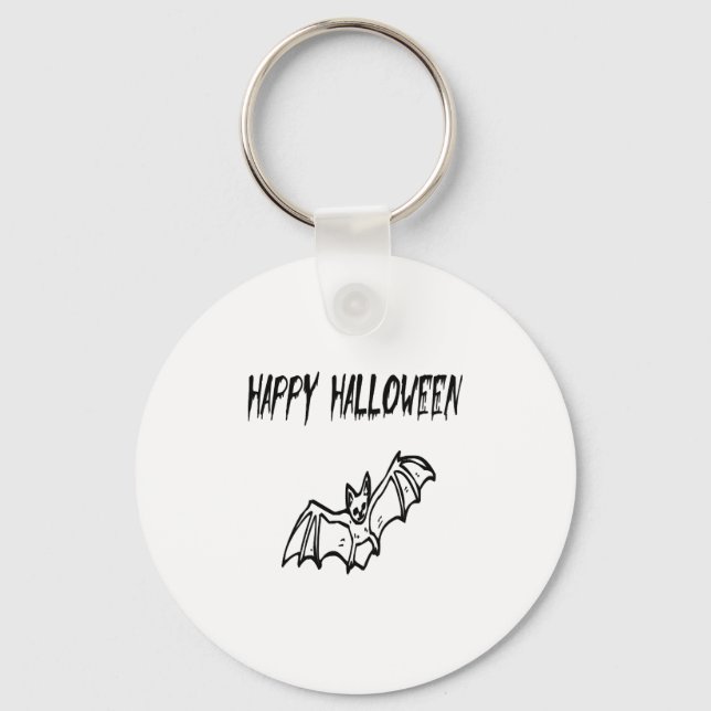 frohes halloween schlüsselanhänger (Vorderseite)