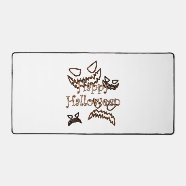 frohes Halloween Schreibtischunterlage (Vorderseite)
