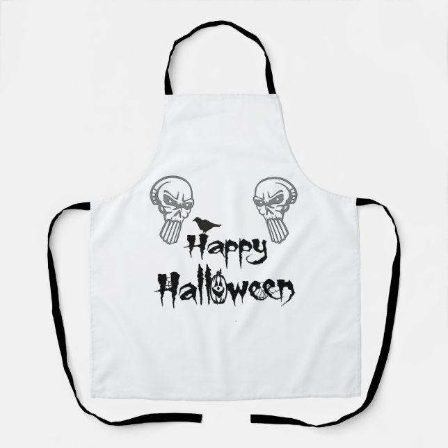 frohes halloween schürze (Vorderseite)