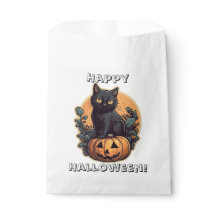 Frohes Halloween schwarze Katze