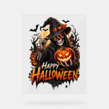 Frohes Halloween-Skelett-Kürbis-Geschenk für Männe