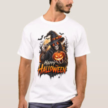 Frohes Halloween-Skelett-Kürbis-Geschenk für Männe