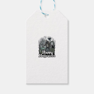 Frohes Halloween Skelett Laterne Schwarze Katze Fr Geschenkanhänger