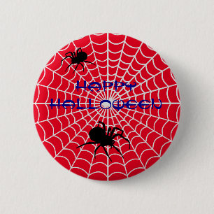 Frohes Halloween Spinne Pin Button