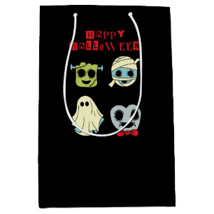 Frohes Halloween Süßer Geist Trick-or-Treat-Gesche Mittlere Geschenktüte