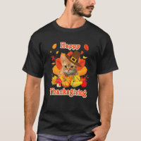 Frohes Hanksgiving Manx Katze Ich Bin Hankful Für