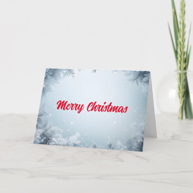 Frohes Holiday Snow Balls Dekoration Weihnachten (Vorderseite)