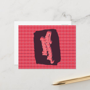 Frohes Jubiläum Vertikale Geschnürte Ornamente Pin Postkarte