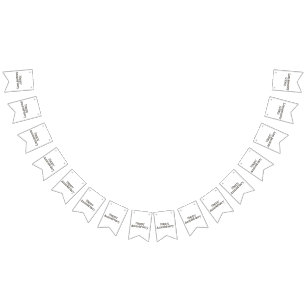 Frohes Jubiläumsbanner Wimpelkette