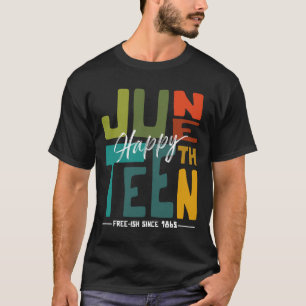 Frohes Juneteenth, das seit 1865 jede Kette bricht T-Shirt